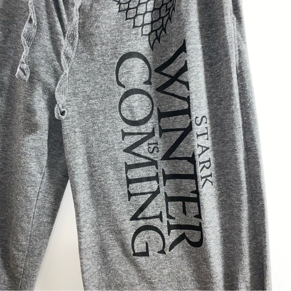 Winter Is Coming Gray Joggers - Picture 4 of 5